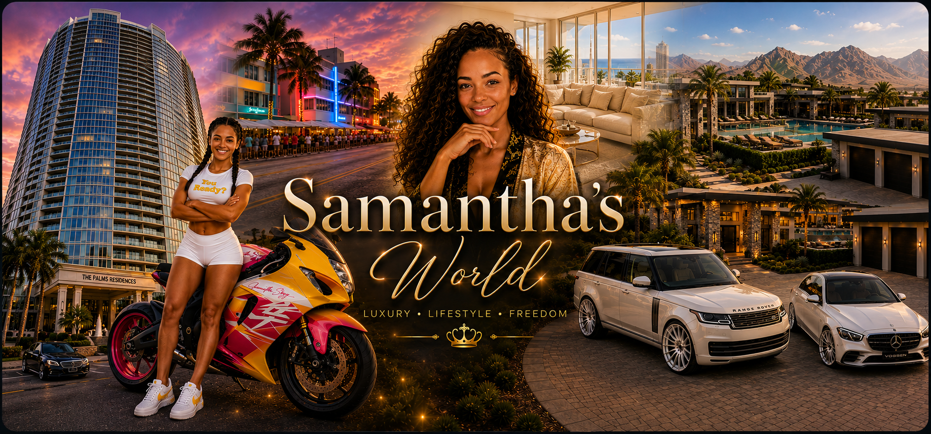 Samantha's World — Luxury, Lifestyle, Freedom